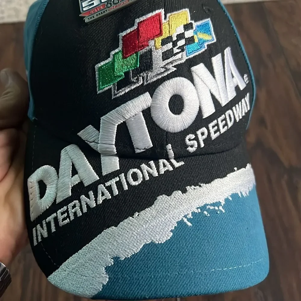 Daytona international Speedway baseball cap‎ with pin EUC
